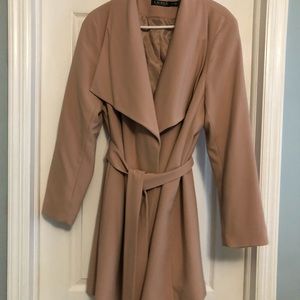 Ralph Lauren belted drape front jacket